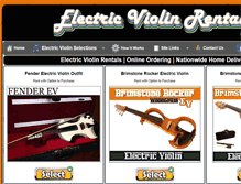 Tablet Screenshot of electricviolinrentals.com